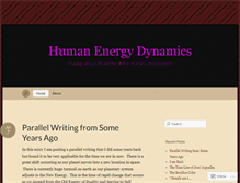 Tablet Screenshot of humanenergydynamics.org